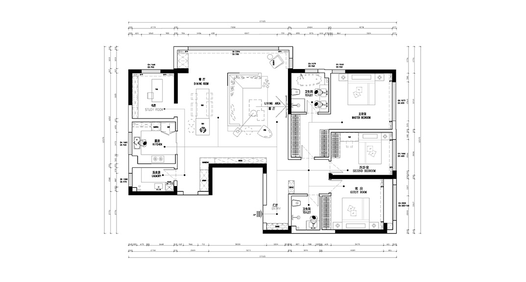 海韻廣場203㎡四室兩廳戶型圖.jpg